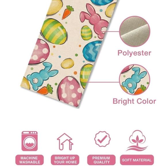 Colorful Easter Table Runner - Picture 7 of 7